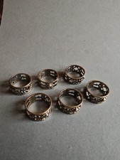 Sechs Servietten Ringe /Halter