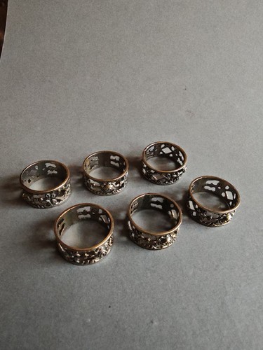 Sechs servietten ringe - ringe, /halter