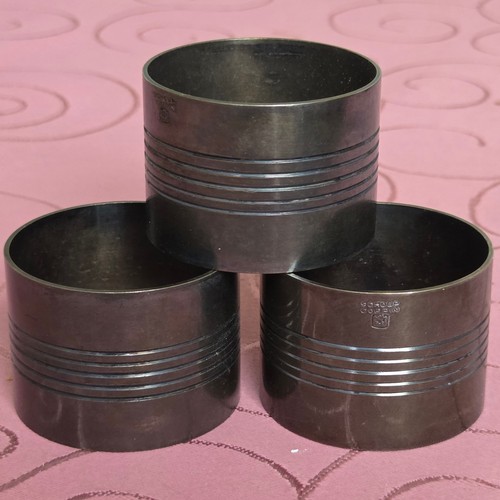 Serviettenringe versilbert - 3, serviettenringe,