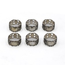 6 Servettenringe mit