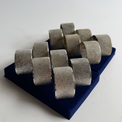 Serviettenringe versilbert - 12,